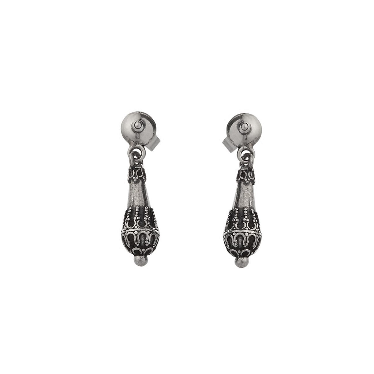 Earrings Quickdraw Carabiner Climber in Silver 925
